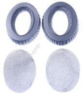 Logo Set de coussinets d'oreille alternatif pour sennheiser hd545 hd565 hd580 hd600 hd650 noir q628556