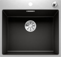 Logo Evier blanco subline - silgranit noir - 525999