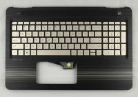 Logo Top cover & clavier officiel (belgique) - hp - 858971-a41