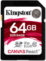 Logo 64gb sdxc canvas react cl10 sdr/64gb