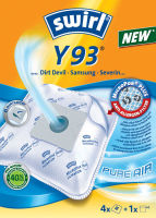 Logo Swirl sac aspirateur y 93, avec filtration microporplus, 9509616