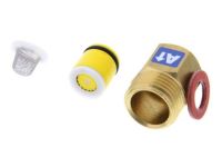 Logo Set clapet anti-retour/ regulateur de d�bit 5 litres/minute (jaune) + longement + joint/tamis nf 119898