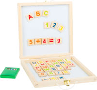 Logo Coffret-tableau lettres+chiffres, aimants 11085