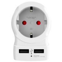 Logo Power plug adapter type b type c (europlug)+type f w128925717