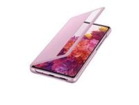 Logo Samsung clear view etui portefeuille ef-zg780 pour galaxy s20 fe, violet ef-zg780cvegew
