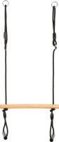 Logo Balanoire trapze avec anneaux de gymnastique  black line  12409
