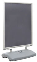 Logo Europel panneau trottoir swing, b1, 700 x 1.440 mm, gris 71700583