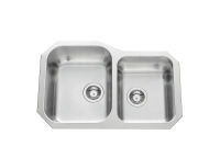 Logo Cuve sous-plan luisina 1 bac, 1 vide-sauce coloris inox lisse evsp20il1