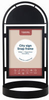 Logo Europel panneau trottoir city sign, 1.300 x 670 x 670 mm 71700408