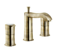 Logo M�langeur vasque 3 trous sofi ancien bronze si982111br