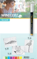 Logo Securit kit de pochoirs pour fen�tre windoodle, animaux 1 70020339