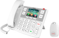 Logo Tlphone sip x305 poe + bouton pendentif nfr fv-x305pnfr