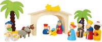 Logo Crche en bois color et ludique - jeu enfant +3ans