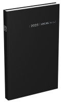 Logo Lecas agenda journalier couronne euro/cent, 2025, noir 74000052
