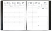 Logo Quo vadis exdi agenda 'mercure s', 210 x 270 mm, 2025, noir 57000746