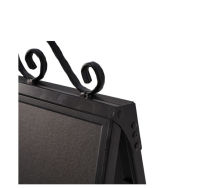 Logo Europel panneau trottoir antik, 640 x 1.380 mm, noir 71700340