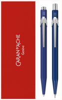 Logo Caran d'ache set d'instruments d'criture 849 standard, bleu 86040700