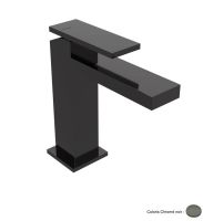 Logo Robinet mitigeur lavabo monotrou tabula - ta22072 chrom noir