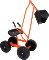 Logo Pelleteuse sur roues pour enfant avec sige - axe de rotation  360 -
