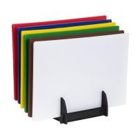 Logo Lot de 6 planches  dcouper standard basse densit avec support et poster hygiplas fy329