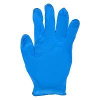 Logo Gants en nitrile non poudrs bleus s (lot de 100) y478-s