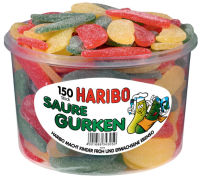 Logo Haribo bonbon glifi aux fruits saure gurken, 150 pices 9540015