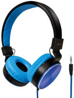 Logo Logilink casque stro, pliable, noir/bleu 11116844