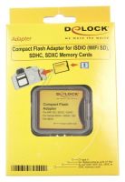 Logo Adaptateur compact flash pour cartes mmoire isdio (wifi sd), sdhc, sdxc f662764