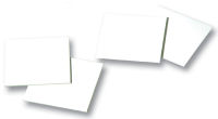 Logo Folia cartes memory uni, 60 x 60 mm, blanc 57905859