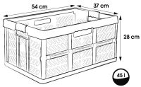 Logo Keeeper caisse pliable professionnelle 'eco ben', eco-blue 6441222