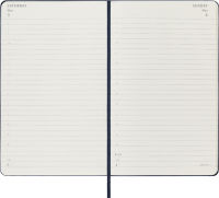 Logo Moleskine agenda 2025, journalier, l/a5, souple, bleu 8018091