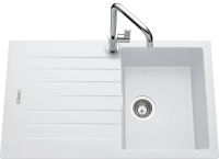 Logo Evier  encastrer luisina 1 bac, 1 gouttoir coloris alpina ev8701 116