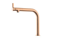 Logo Mitigeur de cuisine luisina, bec haut pivotant cuivr mat rc260h198