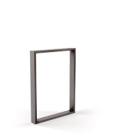 Logo Pied de table rectangulaire stef en mtal h 945 mm - largeur 790 mm