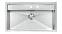 Logo Evier  poser esprit chambord 1 grand bac coloris inox lisse ev0004il