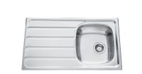 Logo Evier  encastrer luisina 1 bac, 1 gouttoir coloris inox lisse ev4501