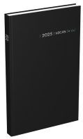 Logo Lecas agenda journalier comptoir, 2025, 150 x 270 mm, noir 74000058