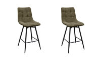 Logo Maelys kaki - lots de 2 assises hauteur plan maelys avec assise et