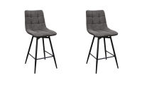 Logo Maelys anthracite - lots de 2 assises hauteur plan maelys avec assise
