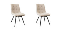 Logo Maelys beige - lot de 2 assises hauteur table maelys avec assise
