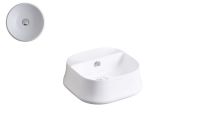 Logo Luisina - c�ramique - volga - vasque � poser volga en c�ramique blanc