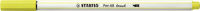 Logo Stabilo feutre pinceau pen 68 brush, rose fluo 55500349