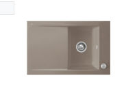 Logo Evier  fleur villeroy & boch 1 bac, 1 gouttoir coloris snow white ev6791 2f kg