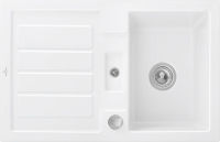 Logo Evier  encastrer villeroy & boch 1 bac, 1 gouttoir coloris blanc ev3306 02 r1