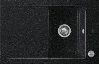 Logo Evier  fleur villeroy & boch 1 bac, 1 gouttoir coloris chromit ev6791 2f j0