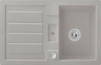 Logo Evier  encastrer villeroy & boch 1 bac, 1 gouttoir coloris fossil ev3306 02 kd