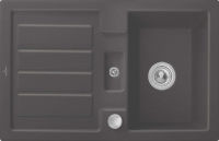 Logo Evier  encastrer villeroy & boch 1 bac, 1 gouttoir coloris graphite ev3306 02 i4