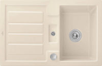 Logo Evier  encastrer villeroy & boch 1 bac, 1 gouttoir coloris ivory ev3306 02 fu