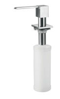 Logo Distributeur de savon inox - distributeur de savon bec carr en inox massif zcds310055