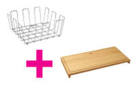 Logo Panier et planche villeroy & boch - set d'accessoires - panier vaisselle villeroy & boch et planche  dcouper aes8k150000